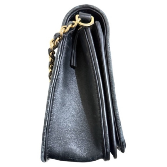 Tory Burch Black Leather Crossbody Bag – Good Condition – FINAL SALE - Picture 3 of 10